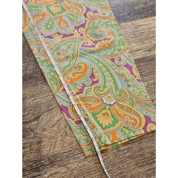 Ralph lauren golf womens sz 10 bright paisley green purple chino ankle pants - Picture 4 of 6